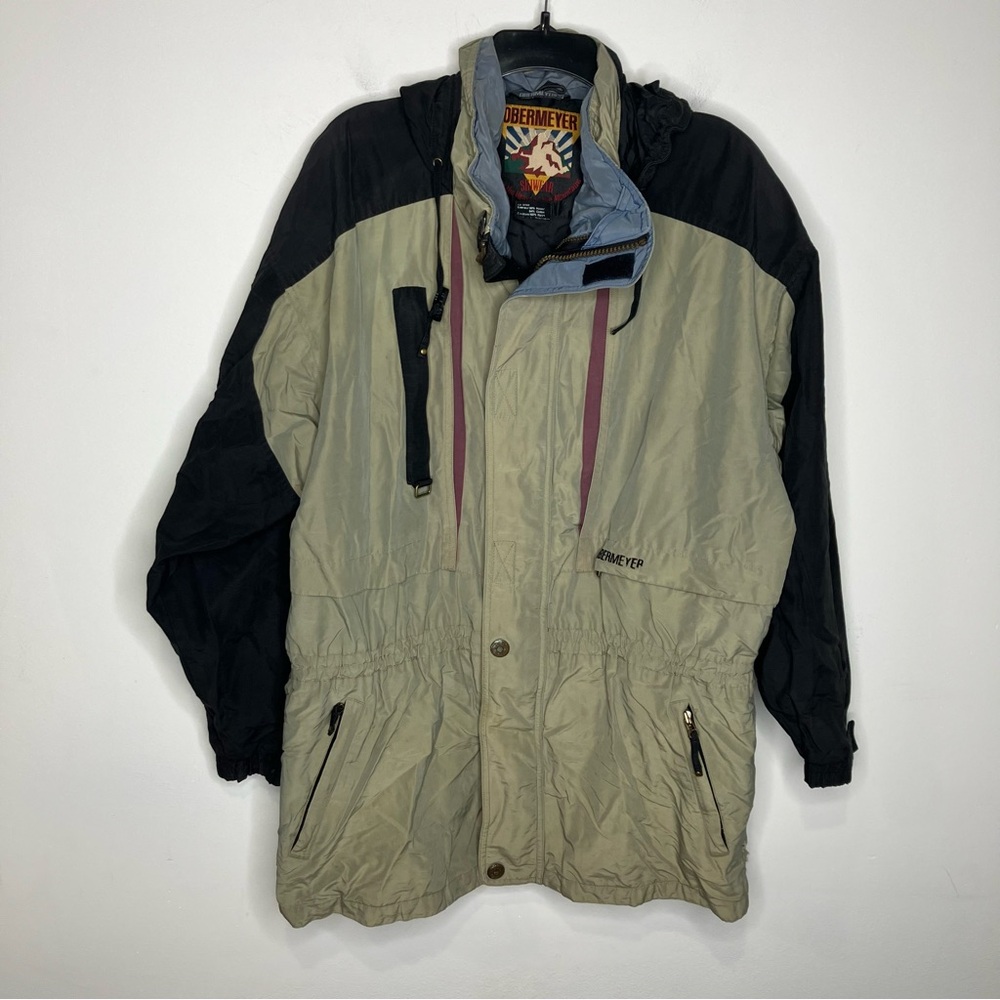 Vintage obermeyer skiwear jacket men’s‎ size large flawed retro winter casual